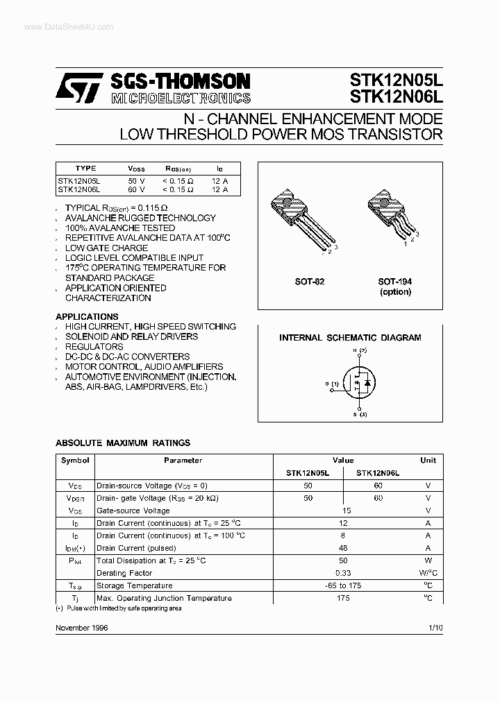 STK12N05L_203594.PDF Datasheet