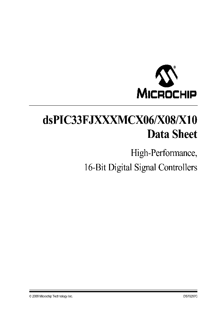 DSPIC33FJ256MC510IPF_446666.PDF Datasheet