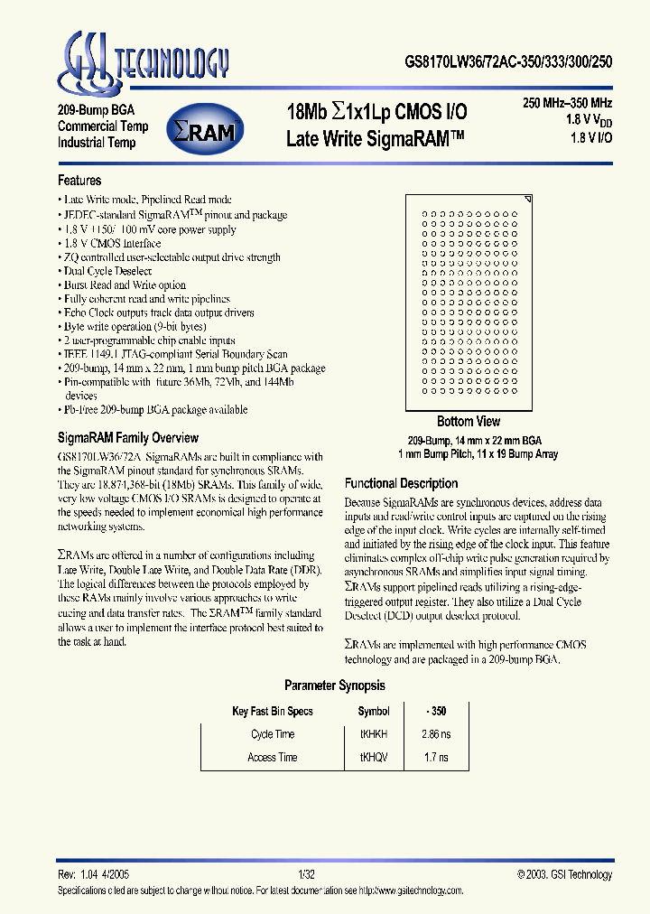 GS8170LW36AC-300I_554954.PDF Datasheet