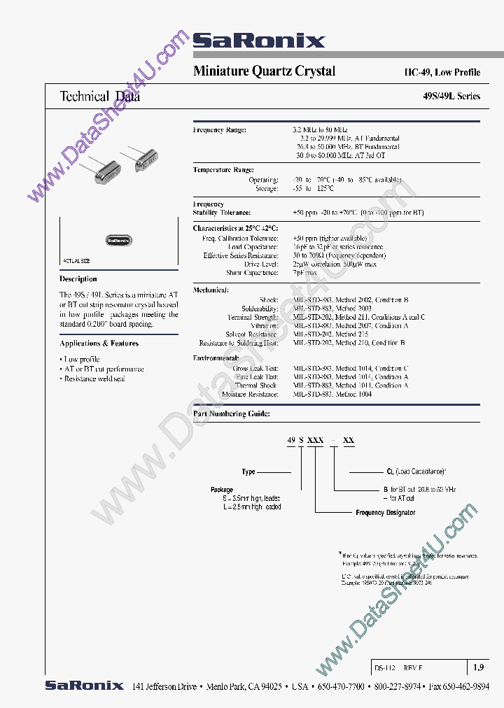 49S160_223644.PDF Datasheet