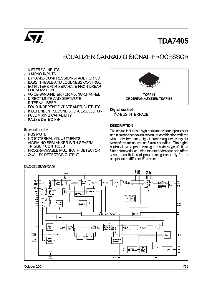 TDA7405_338296.PDF Datasheet