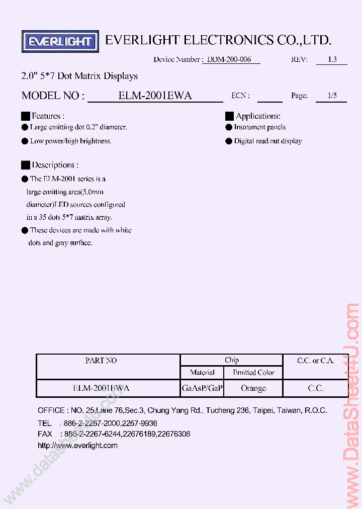 ELM-2001EWA_248086.PDF Datasheet