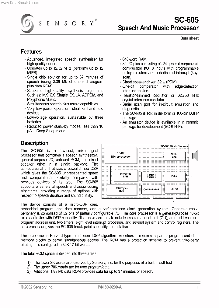 SC-605_250488.PDF Datasheet