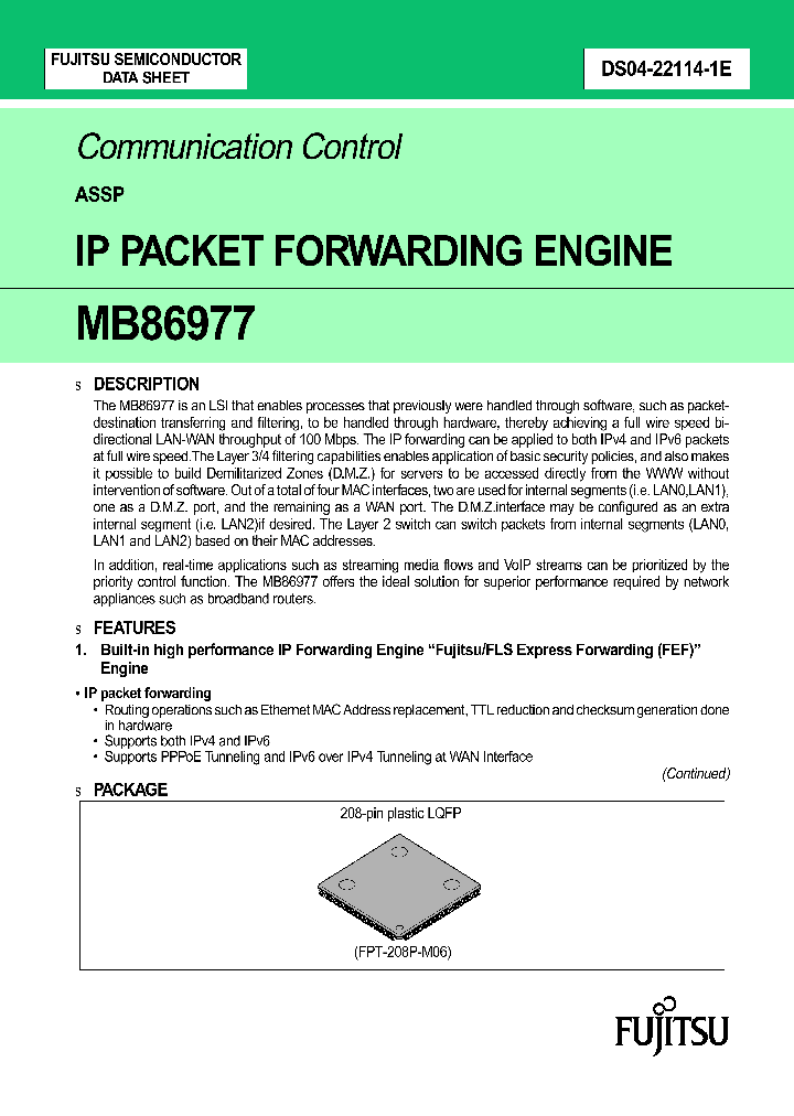 MB86977_618068.PDF Datasheet