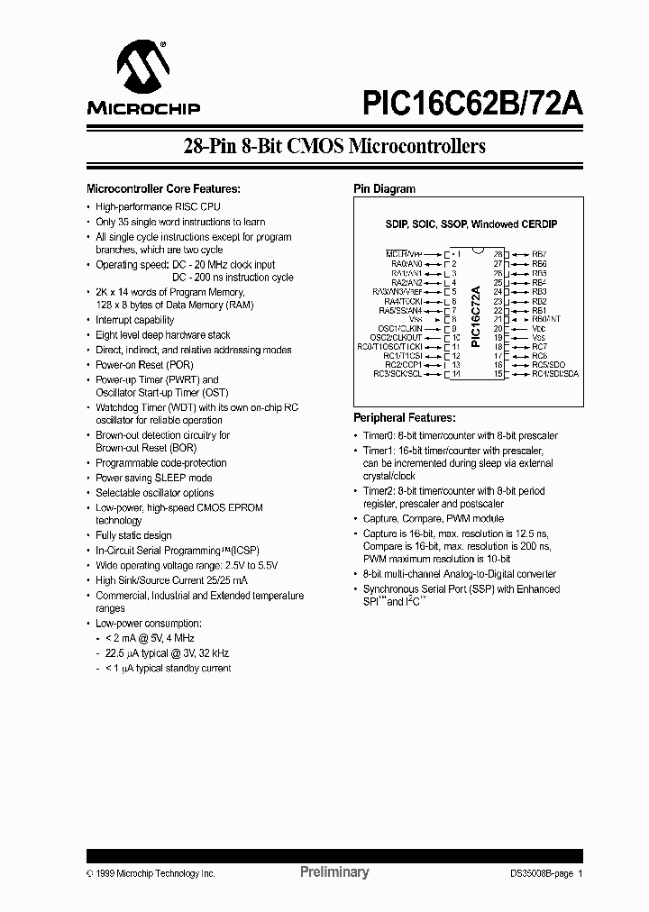 PIC16C62B-04JW_369420.PDF Datasheet