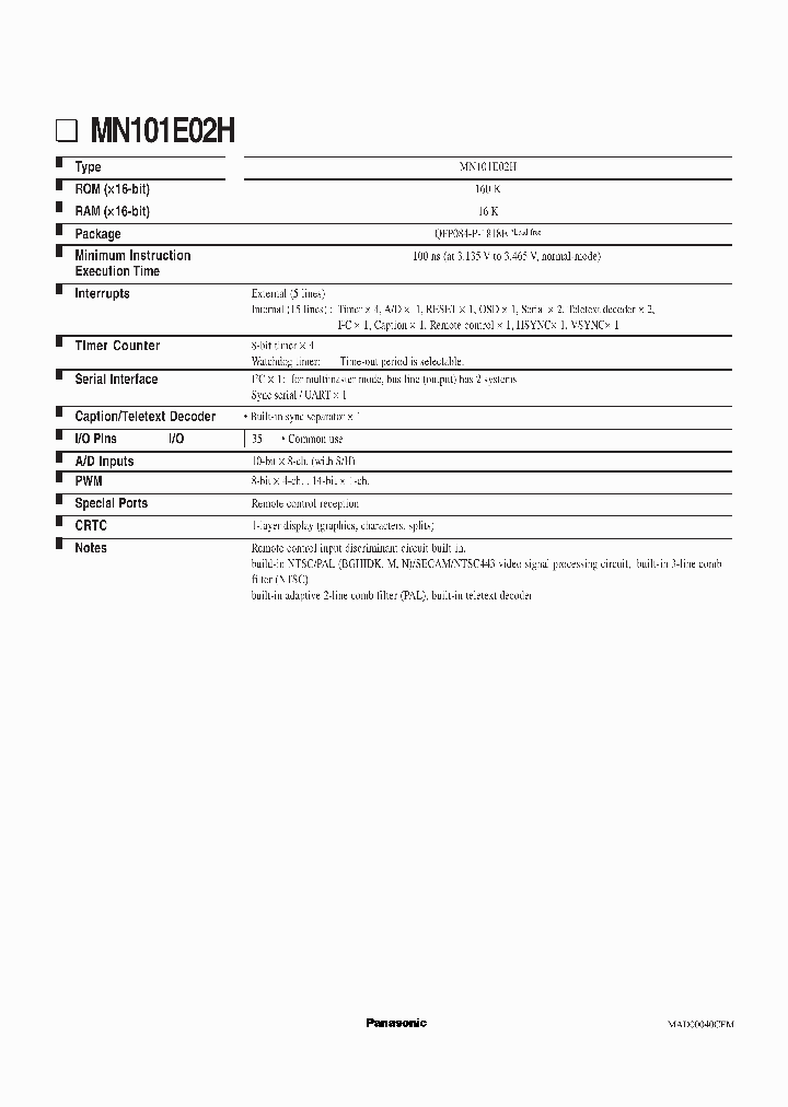 MN101E02H_299978.PDF Datasheet