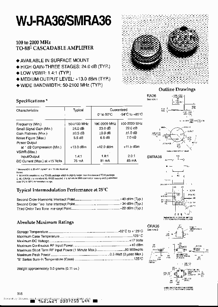 WJ-RA36_370833.PDF Datasheet