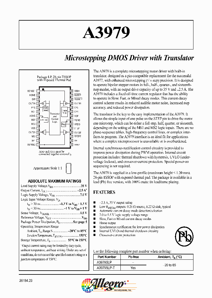A3979_371101.PDF Datasheet