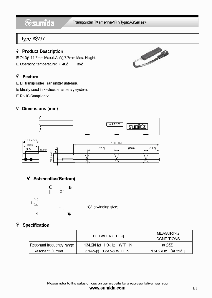 AS737_371999.PDF Datasheet