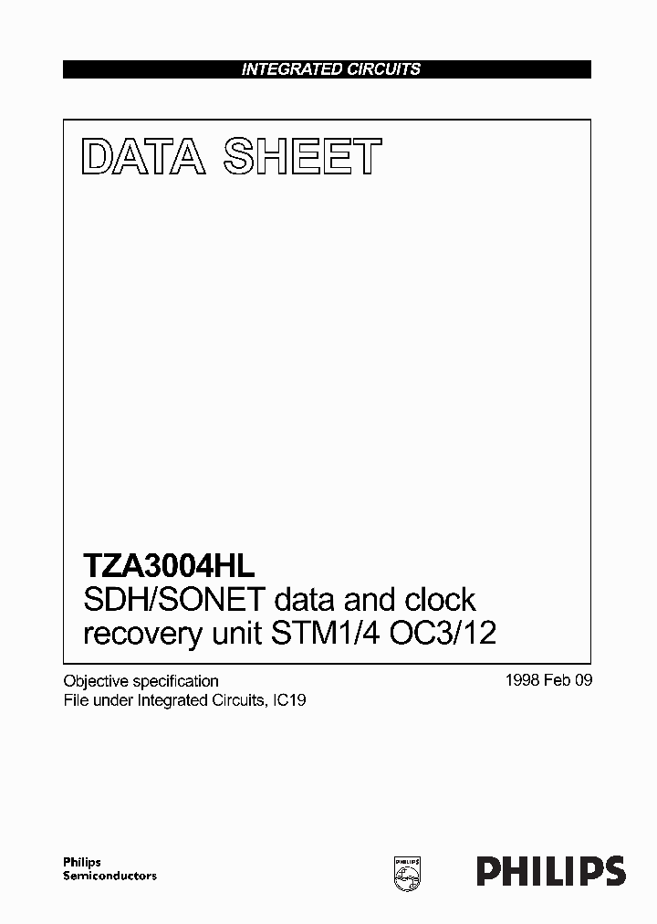 TZA3004HL_700150.PDF Datasheet