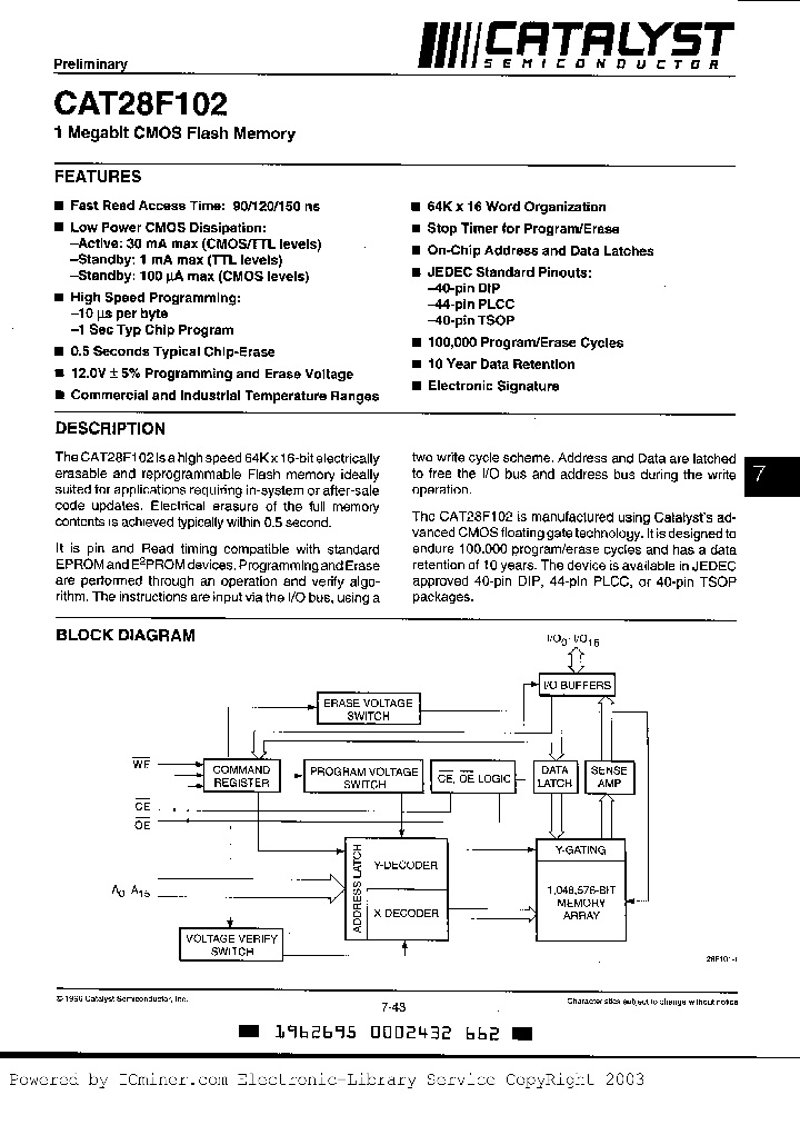CAT28F102P-15_385887.PDF Datasheet