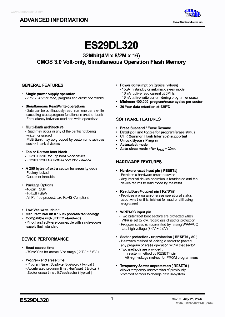 EX29DL320_319963.PDF Datasheet