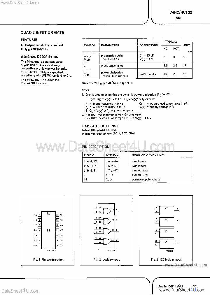 PC74HC32_320309.PDF Datasheet