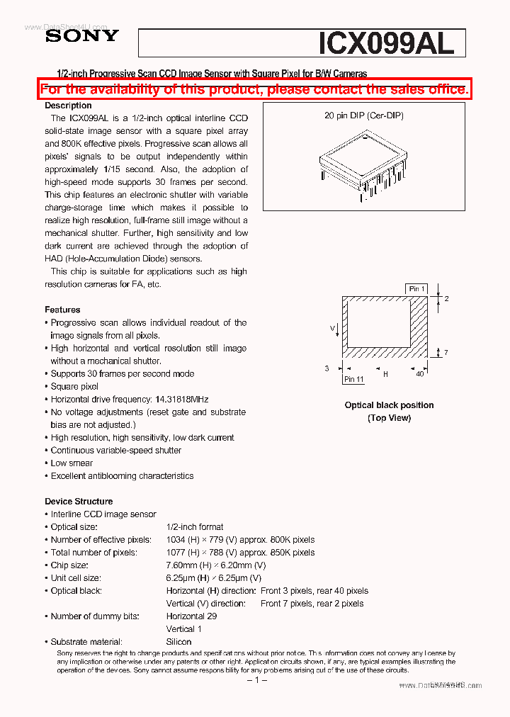 CX099_331391.PDF Datasheet