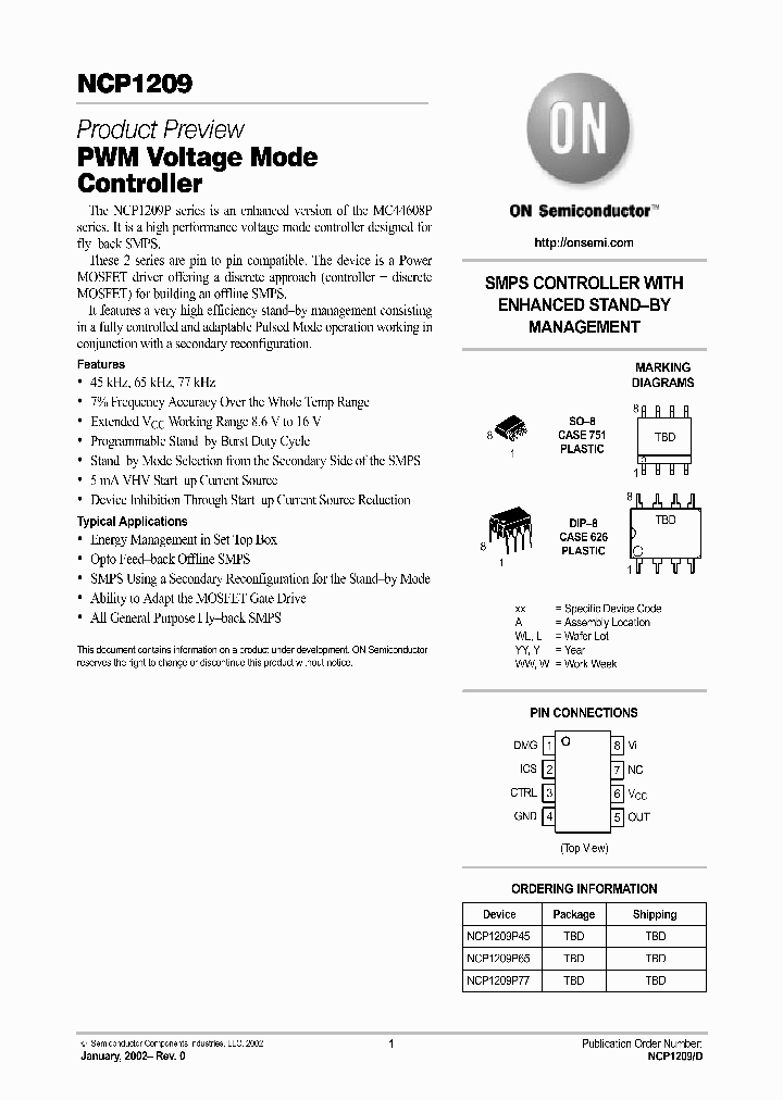 NCP1209-D_375798.PDF Datasheet