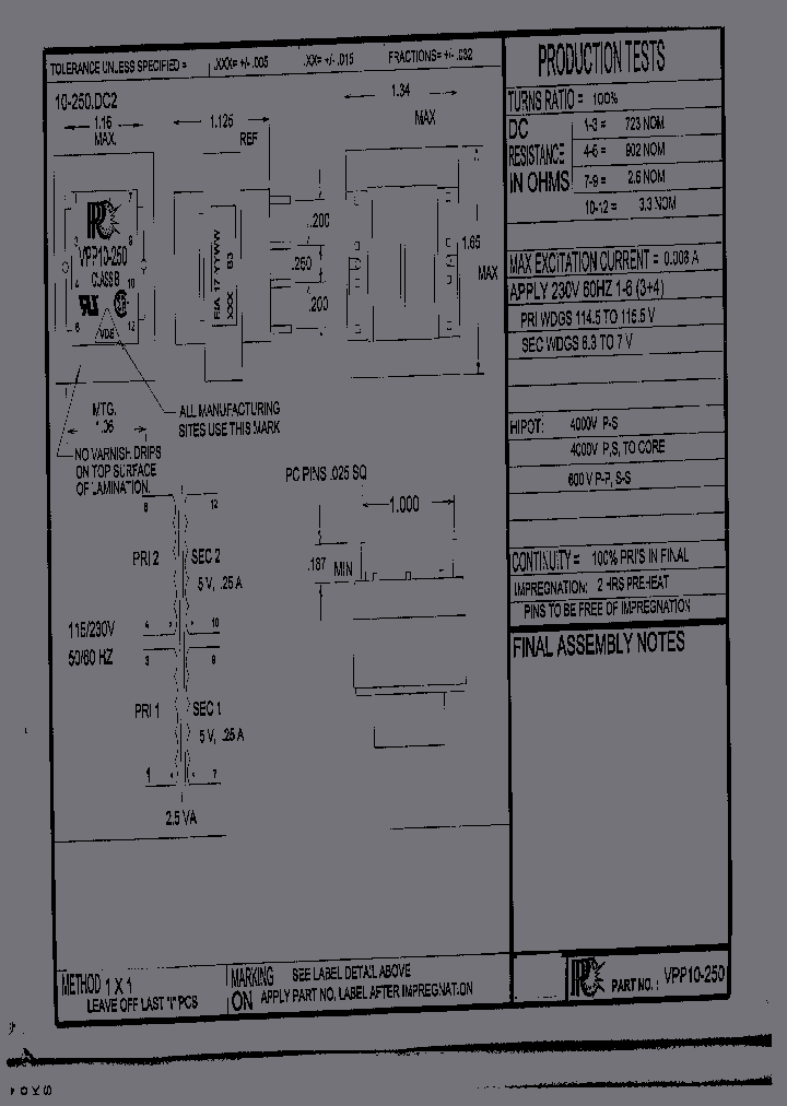 VPP10-250_757424.PDF Datasheet