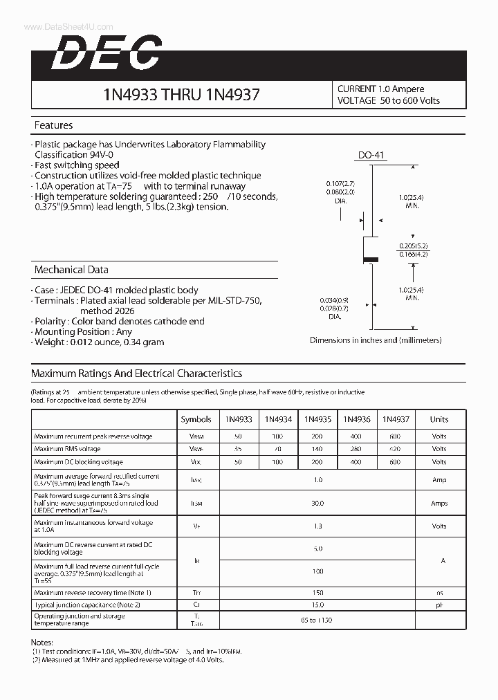 1N4937_390799.PDF Datasheet