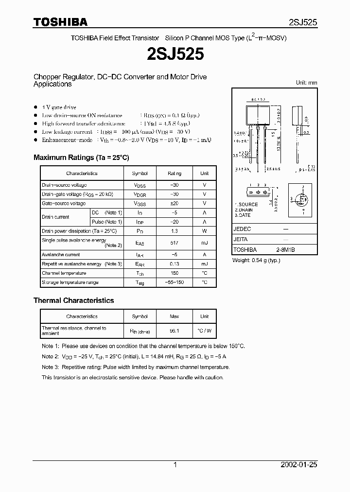 2SJ525_402335.PDF Datasheet