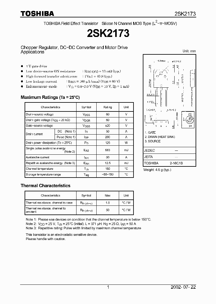 2SK2173_402341.PDF Datasheet