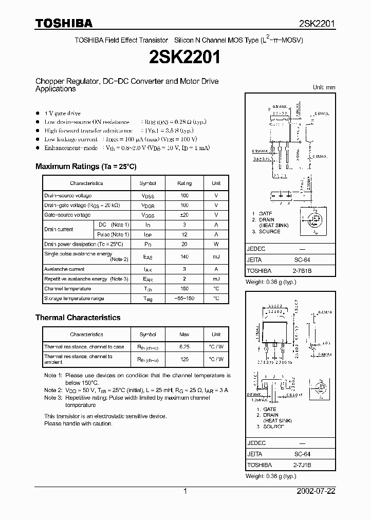 2SK2201_402343.PDF Datasheet