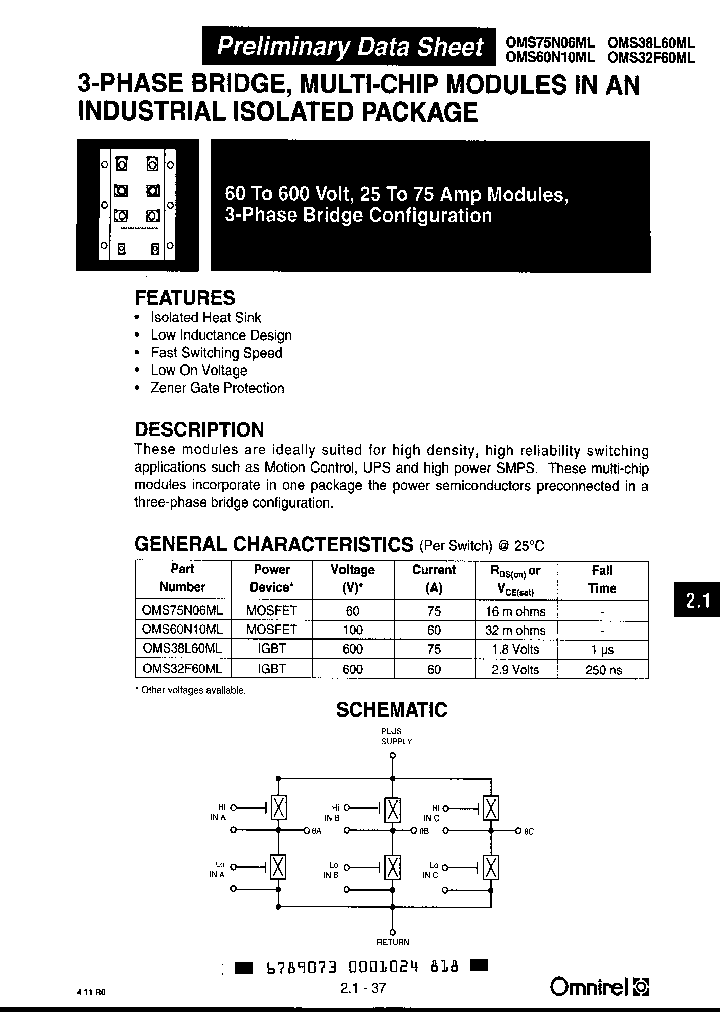 OMS38L60ML_417516.PDF Datasheet