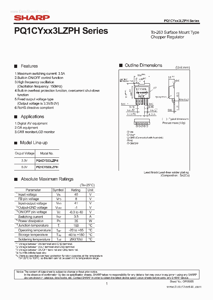 PQ1CY333LZPH_398308.PDF Datasheet