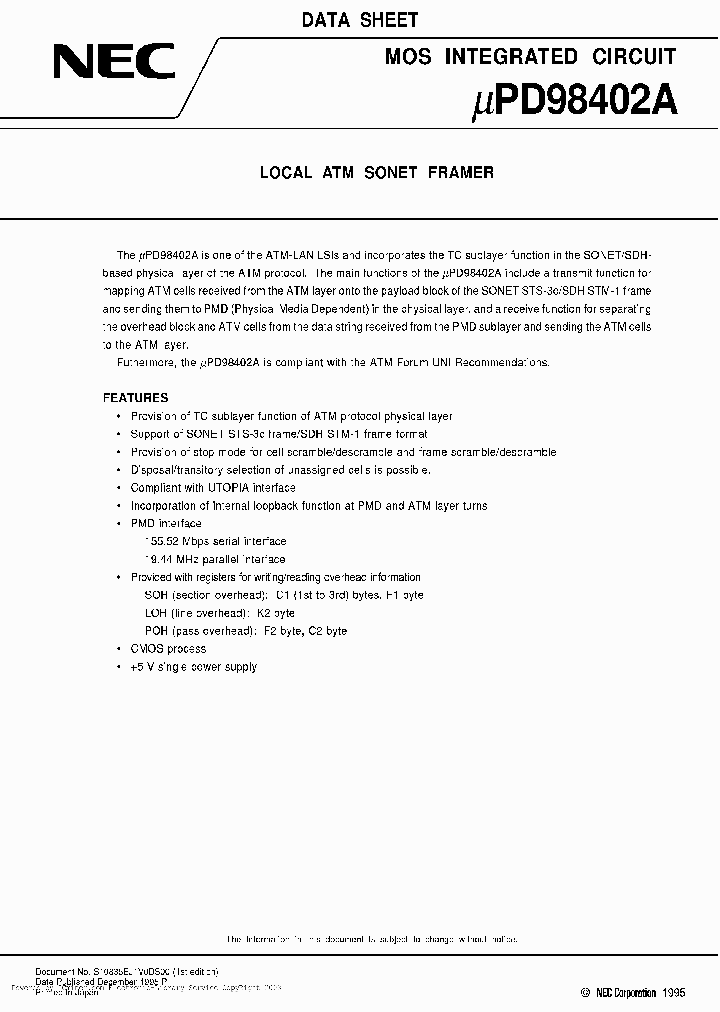 UPD98402AGM-KED160_464390.PDF Datasheet