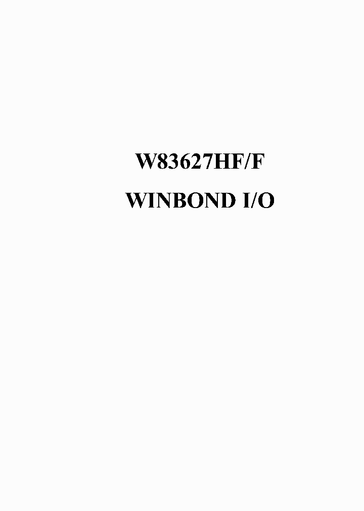 W83627HF-PW_464573.PDF Datasheet