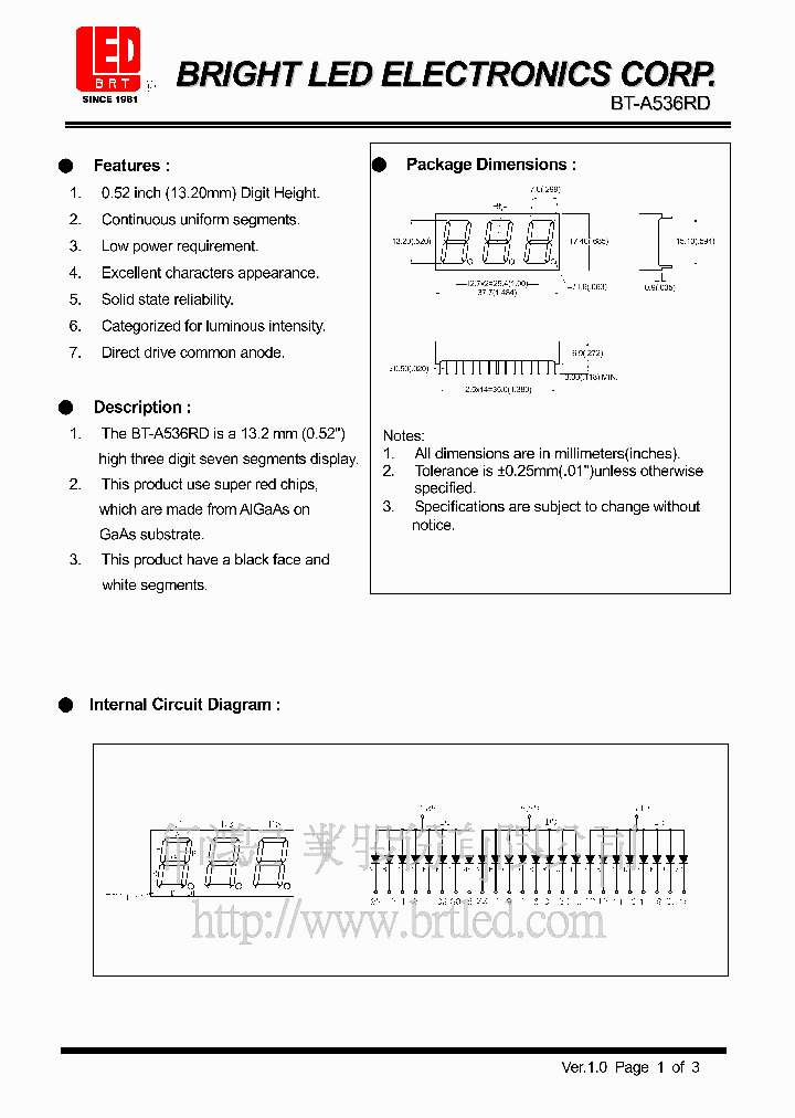 BT-A536RD_798049.PDF Datasheet