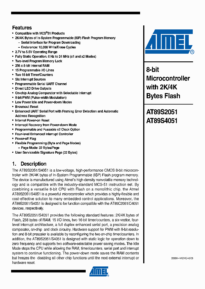 AT89S2051S4051-24PU_799143.PDF Datasheet