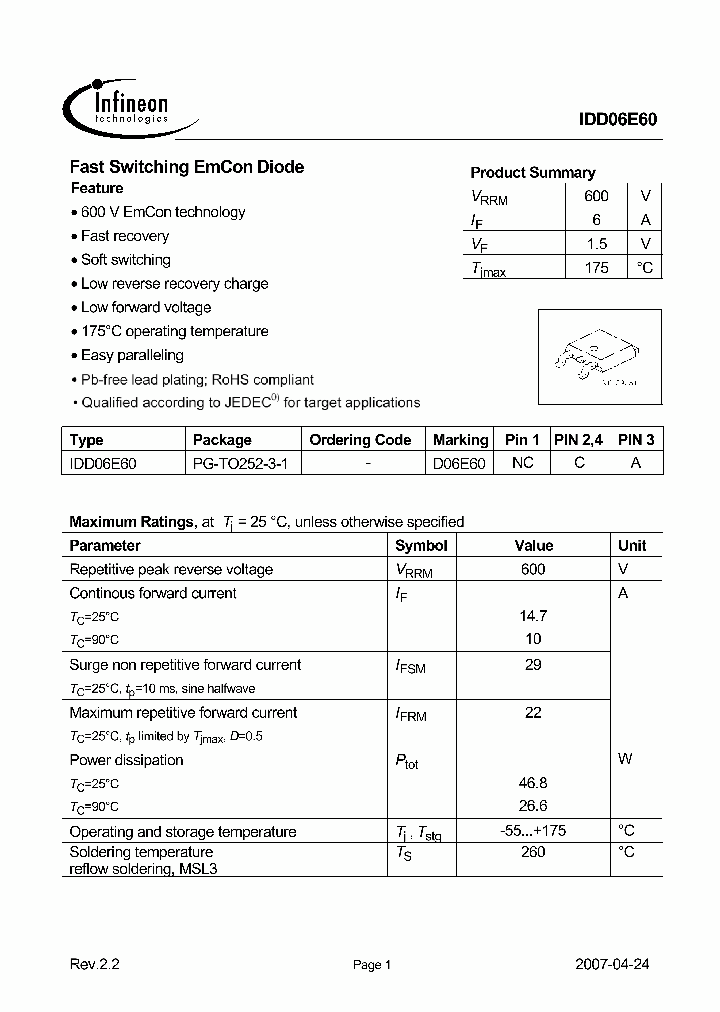 IDD06E6007_799324.PDF Datasheet