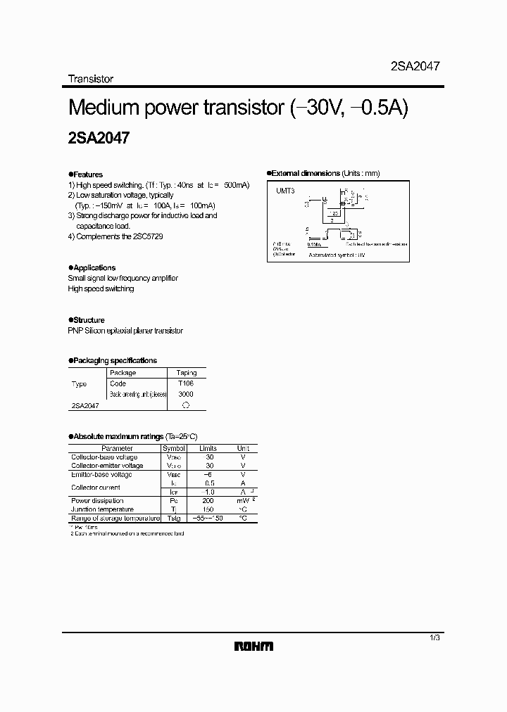 2SA2047_452401.PDF Datasheet