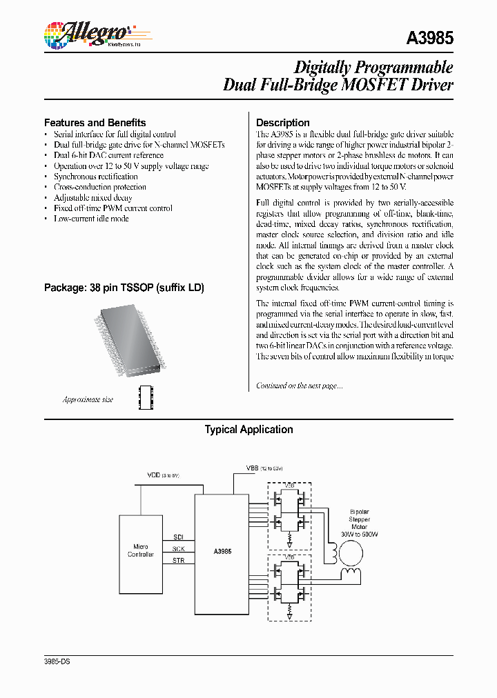A3985SLD-T_477187.PDF Datasheet