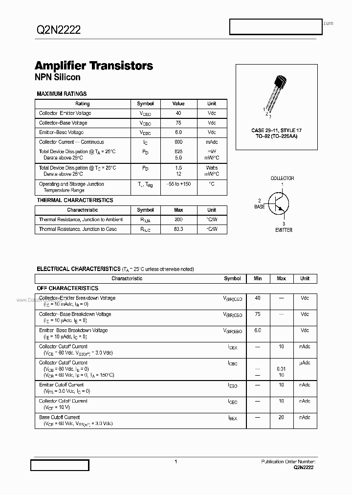 Q2N2222_425851.PDF Datasheet