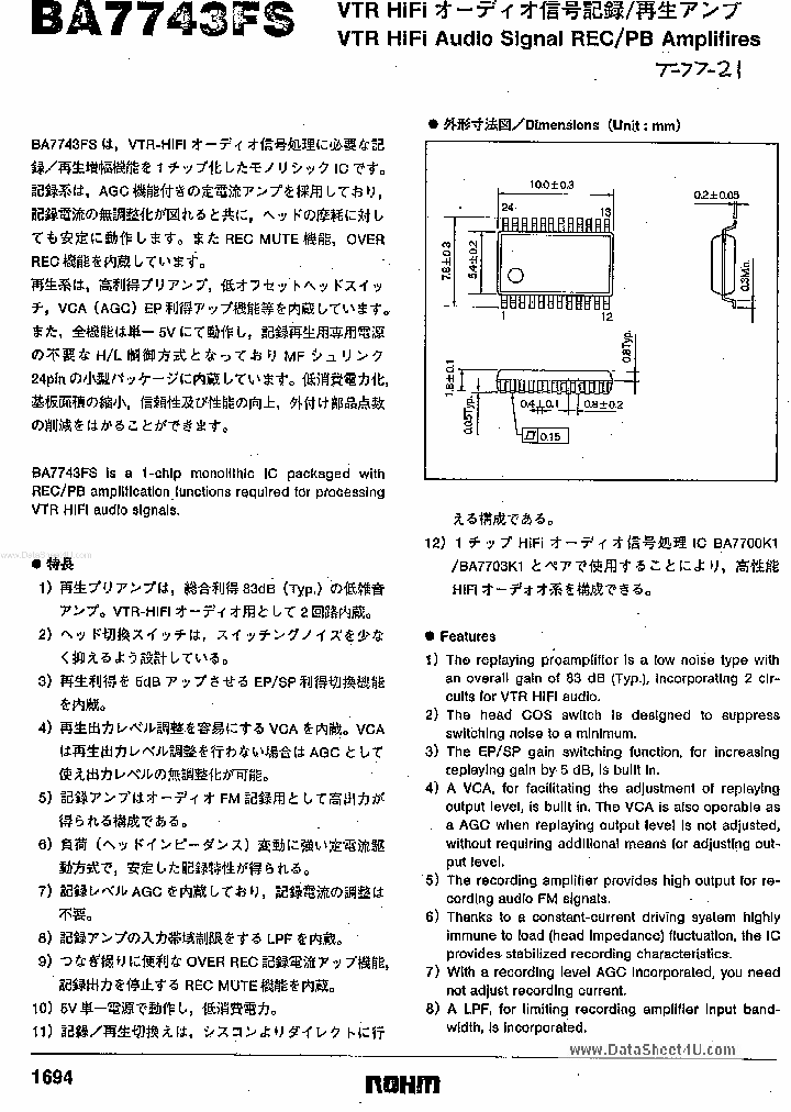 BA7743FS_425945.PDF Datasheet