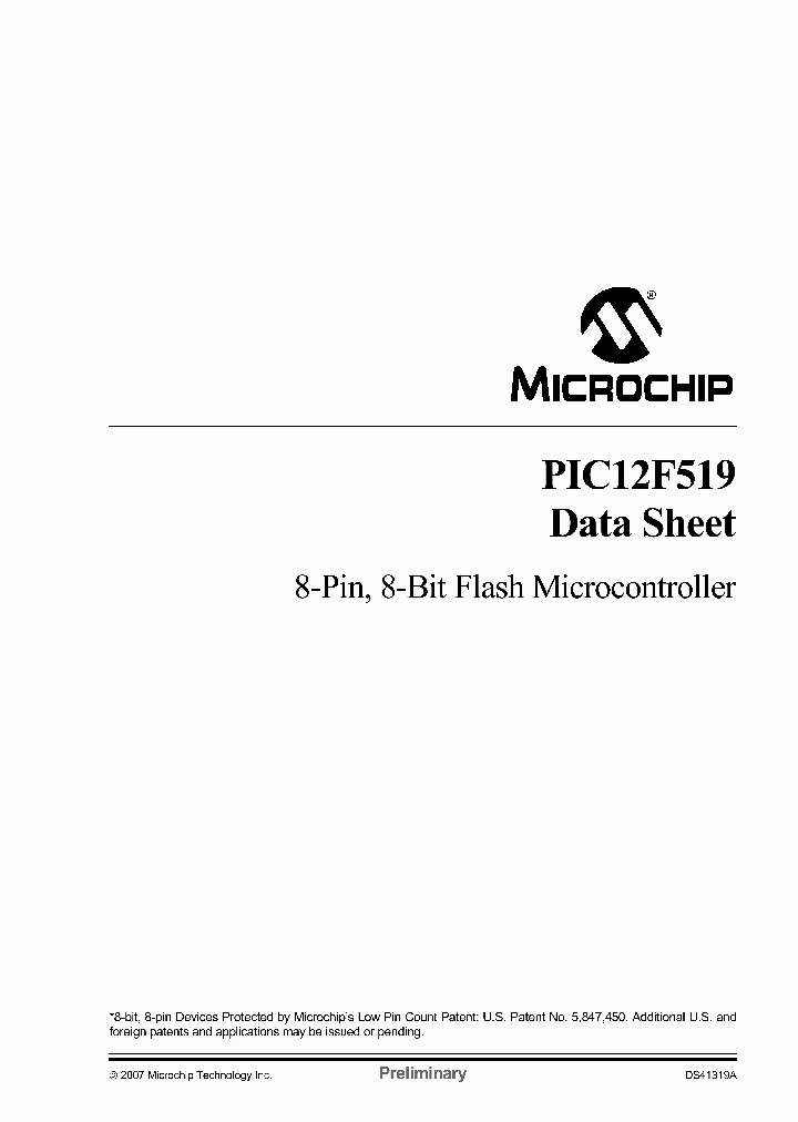 PIC12F519-IP_484837.PDF Datasheet