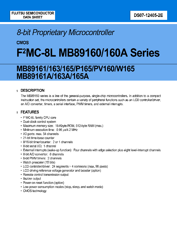 MB89161-PF_484427.PDF Datasheet