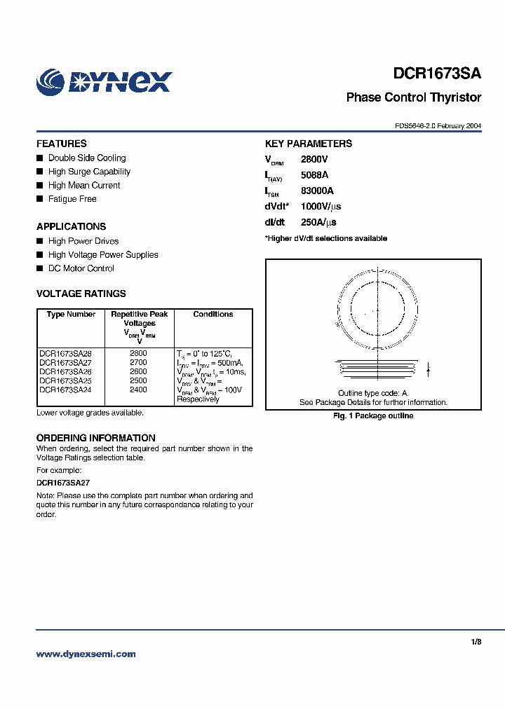 DCR1673SA_849680.PDF Datasheet