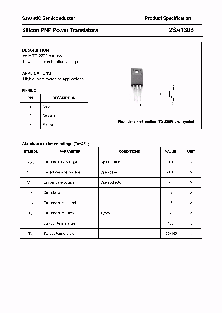 2SA1308_884770.PDF Datasheet