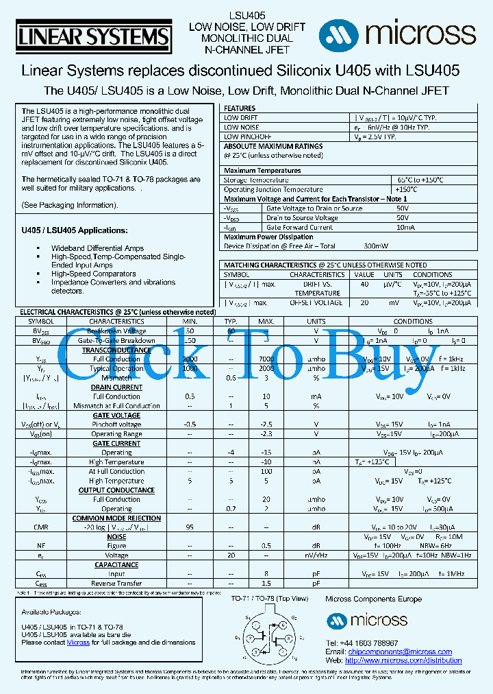 U405_884535.PDF Datasheet