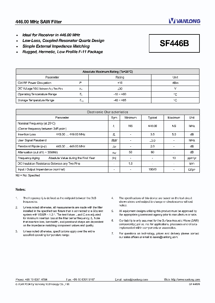 SF446B_890595.PDF Datasheet