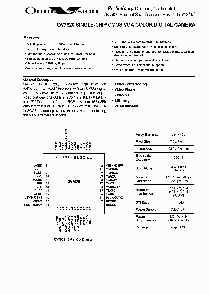 OV7620_539538.PDF Datasheet