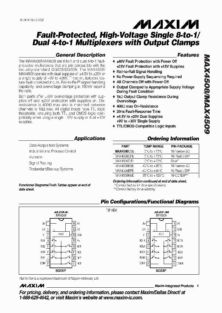 MAX4508_558425.PDF Datasheet