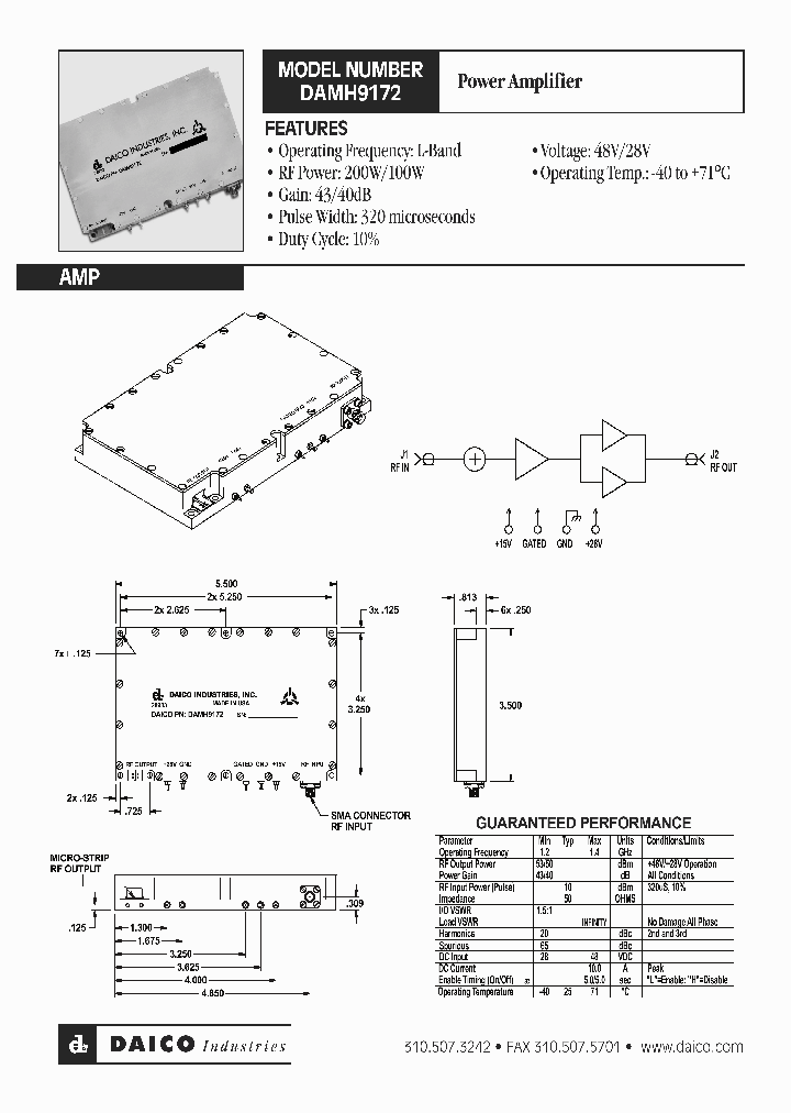 DAMH9172_897356.PDF Datasheet