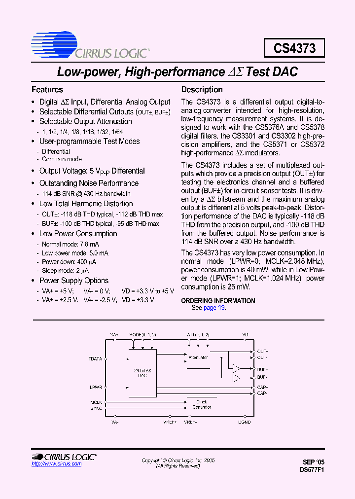 CS4373-IS_520172.PDF Datasheet