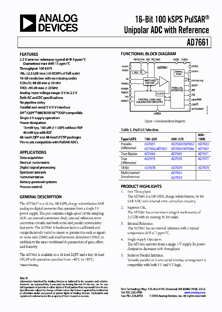 AD7661XCP-U1_625819.PDF Datasheet