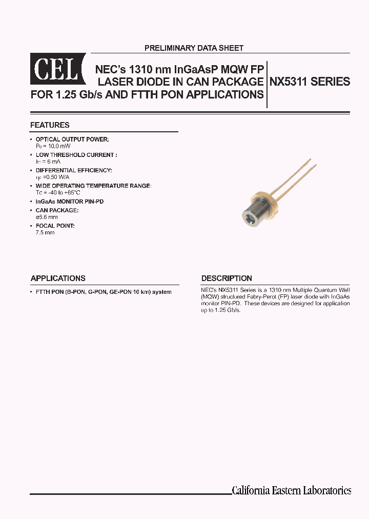 NX5311_536245.PDF Datasheet