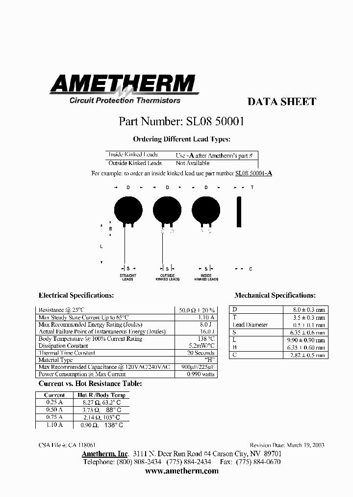 SL0850001_551646.PDF Datasheet