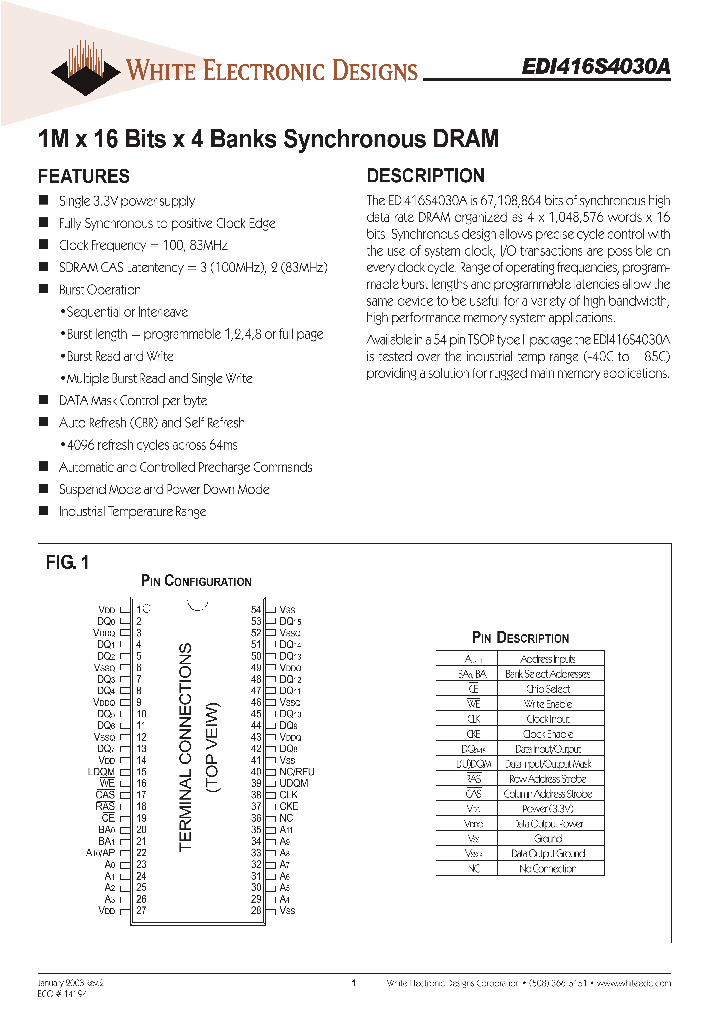 EDI416S4030A-SI_562213.PDF Datasheet