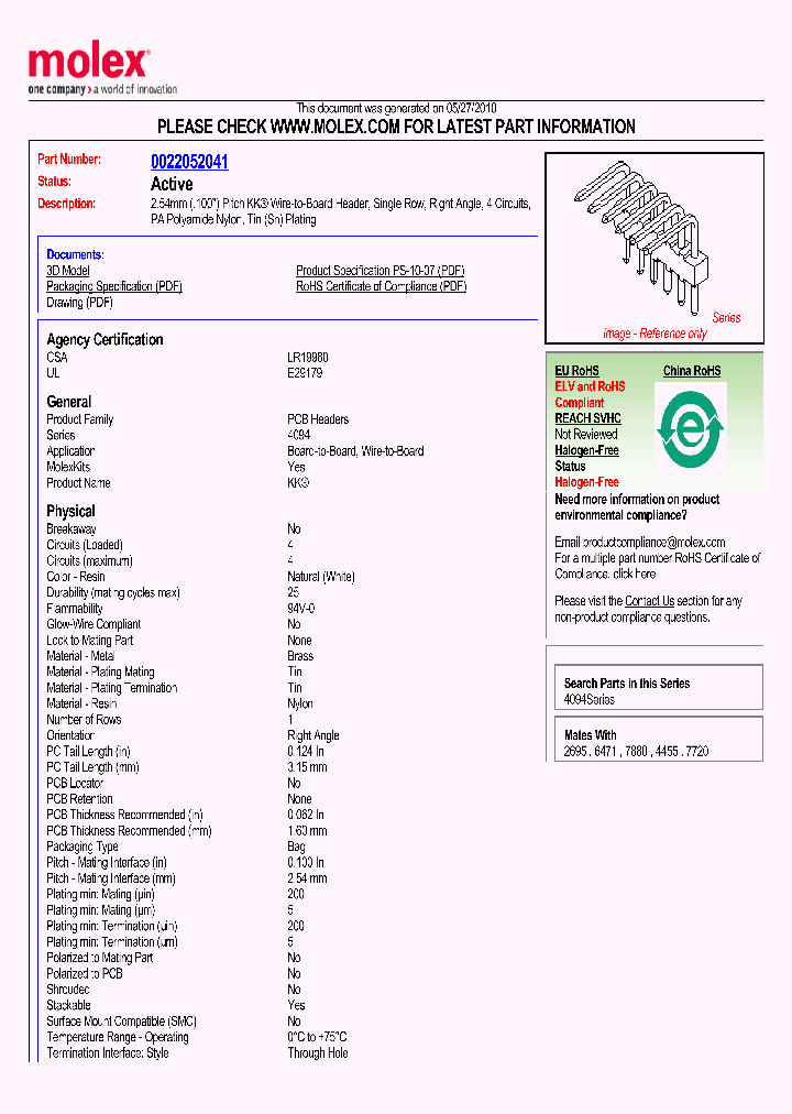 22-05-2041_931853.PDF Datasheet